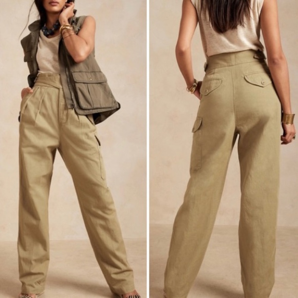 Banana Republic Heritage Explorer Pants *RARE!*— Utilitarian Khaki Size 6